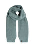 Lee Women's Ribbed Knitted Scarf in Muted Sage